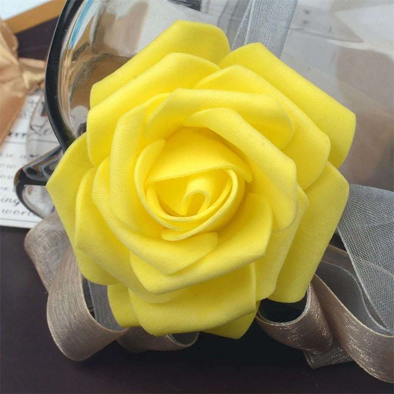 Clearance Bulk Rose Foam Heads Artificial Flowers for Crafts Wedding