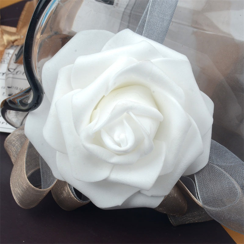 Clearance Bulk Rose Foam Heads Artificial Flowers for Crafts Wedding
