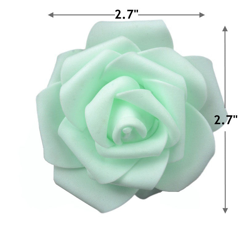 Clearance Bulk Rose Foam Heads Artificial Flowers for Crafts Wedding