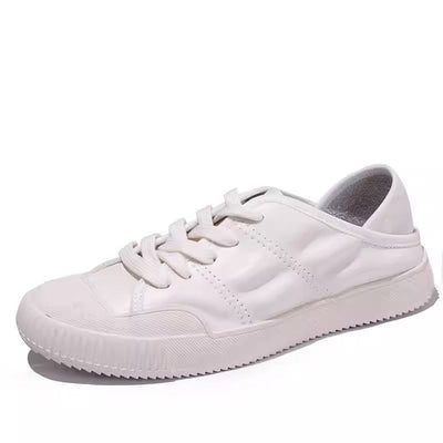 Round Toe Lace Up Sneakers