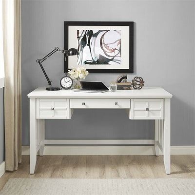 Crosley Adler Elegant Computer Desk in White Finish (CF6508-WH)