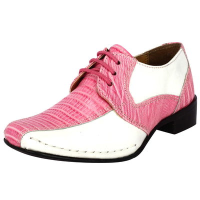 Senior Leather Oxford Style Dress Shoes