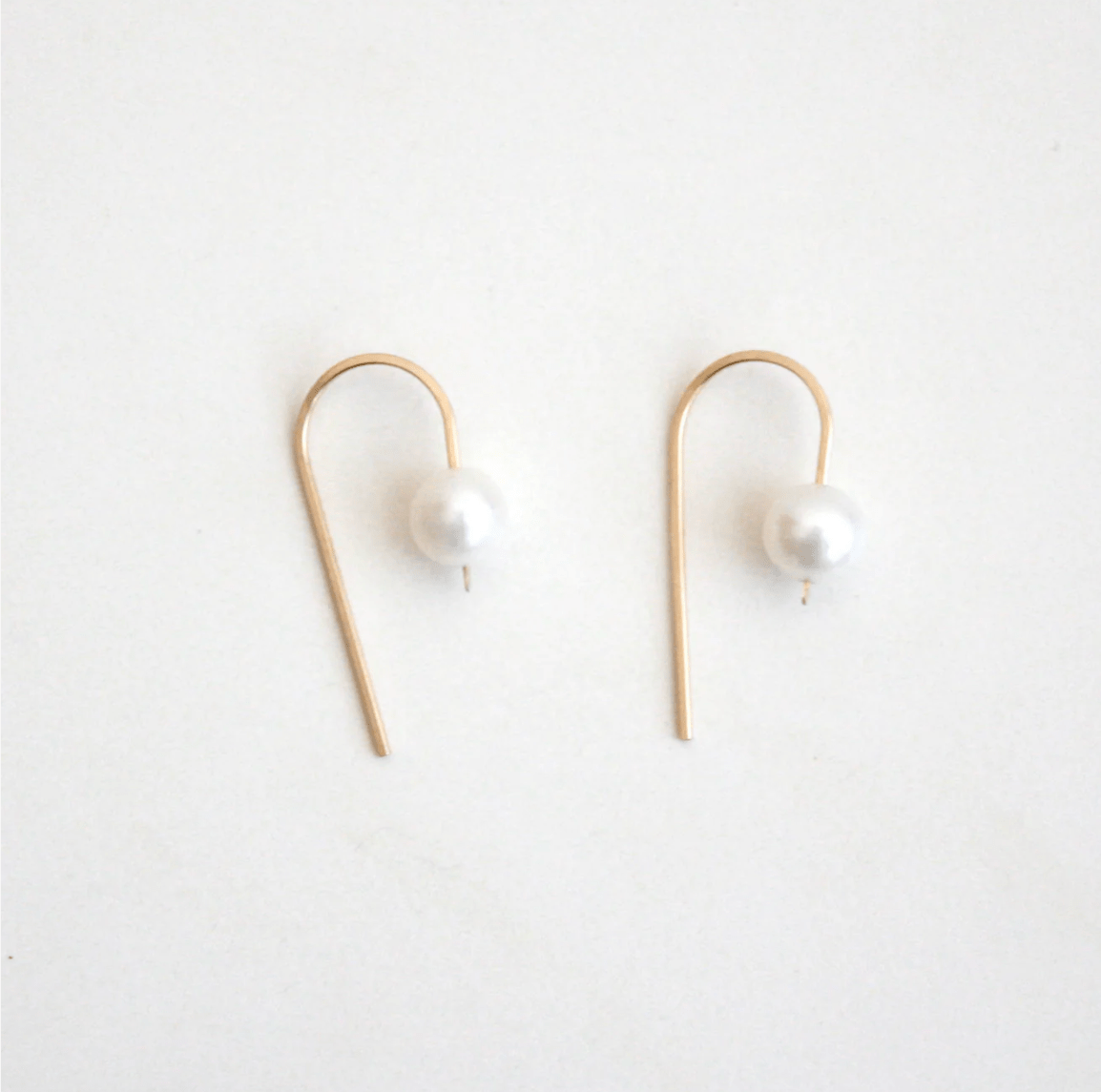 Short Arc Threader Earrings - Hooks and Luxe