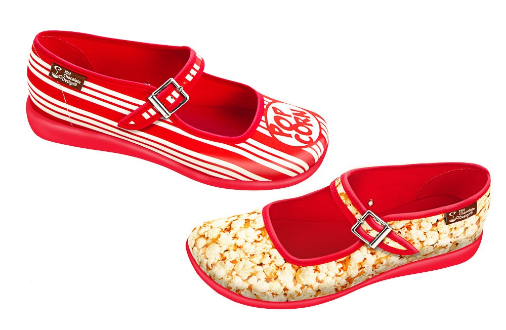 Hot Chocolate Design Popcorn Flats