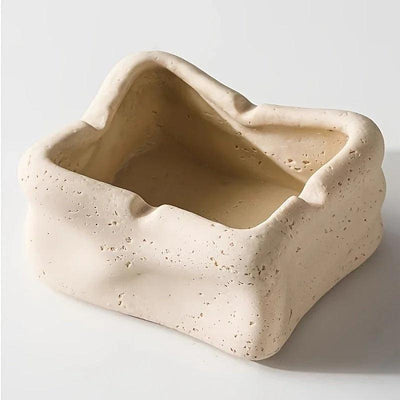 Silent Wind Desktop Ashtray Storage Tank with High-end Creativity for Home Restaurant Decoration, High-end and Sophisticated
