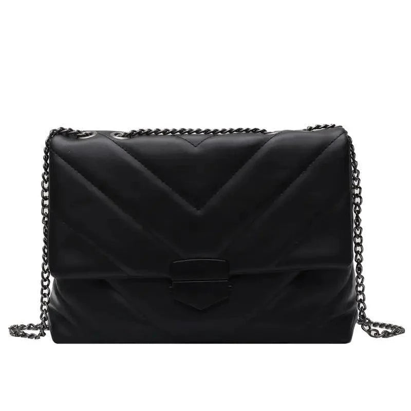 Sizzling Embroidery Thread Small PU Leather Crossbody Bags For Women And Girls Trending Female Shoulder Handbags