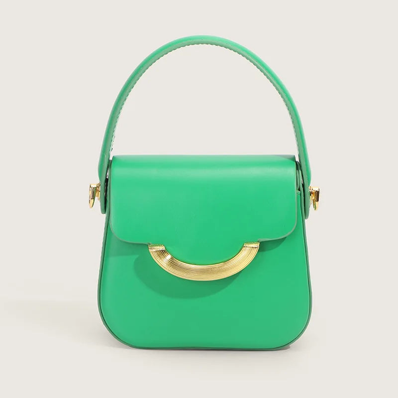 Small Square Bag Women's Fashion Delicate Solid Color Handbag Ins Versatile Mini Chain Crossbody Bags for Woman Sac A Main