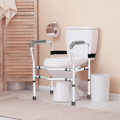 Steel Safety Toilet Rail with Created Fixable Clamp