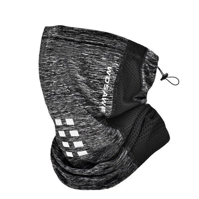 Summer Reflective Cycling Bandana Scarf Ice Silk Anti-UV Breathable Neck Buff Mountain Bike Bicycle Riding Scarf Bandana Motorcycle Bike Riding Protection Headscarf Camping Hiking Protective Face Camo Scarf Shemagh