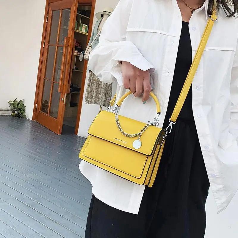 Super Stylish Square bag For Females High quality PU Leather Women's Designer Handbag Travel Shoulder Bag