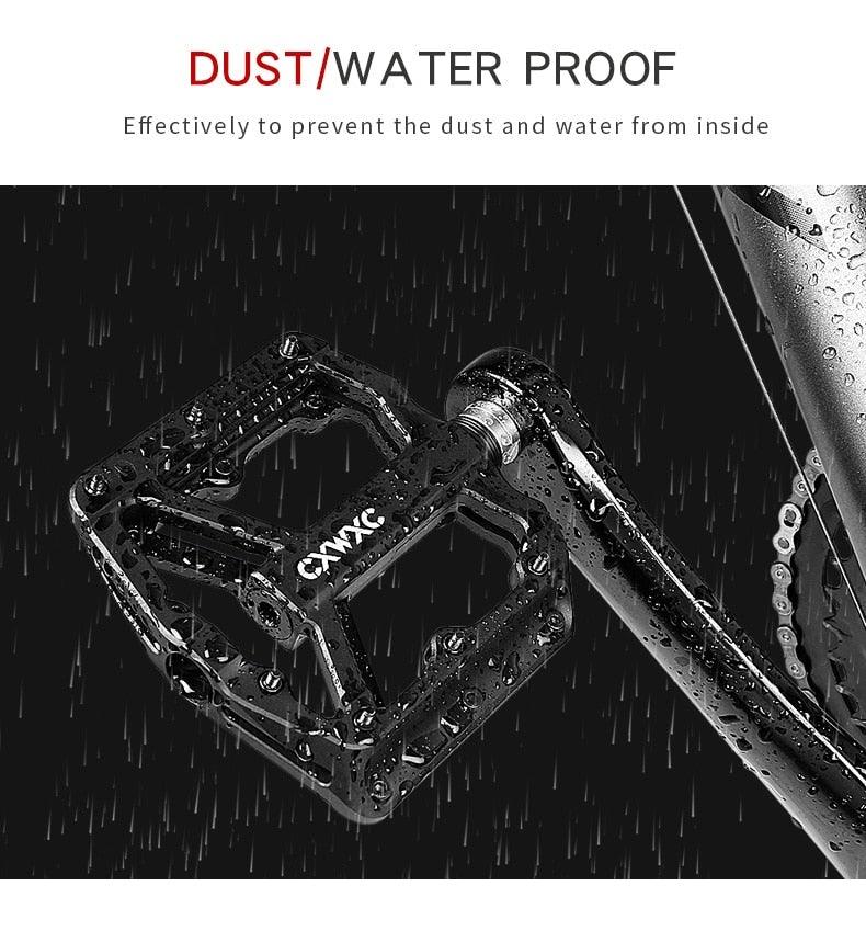 Ultralight Flat Pedals Nylon Bicycle Pedal Mountain Bike Platform Pedals 3 Sealed Bearings Cycling Pedals For Bicycle Mountain Bike Pedals Pedals Bicycle Flat Pedals Bearing Lightweight Platform For Road Mountain Bike