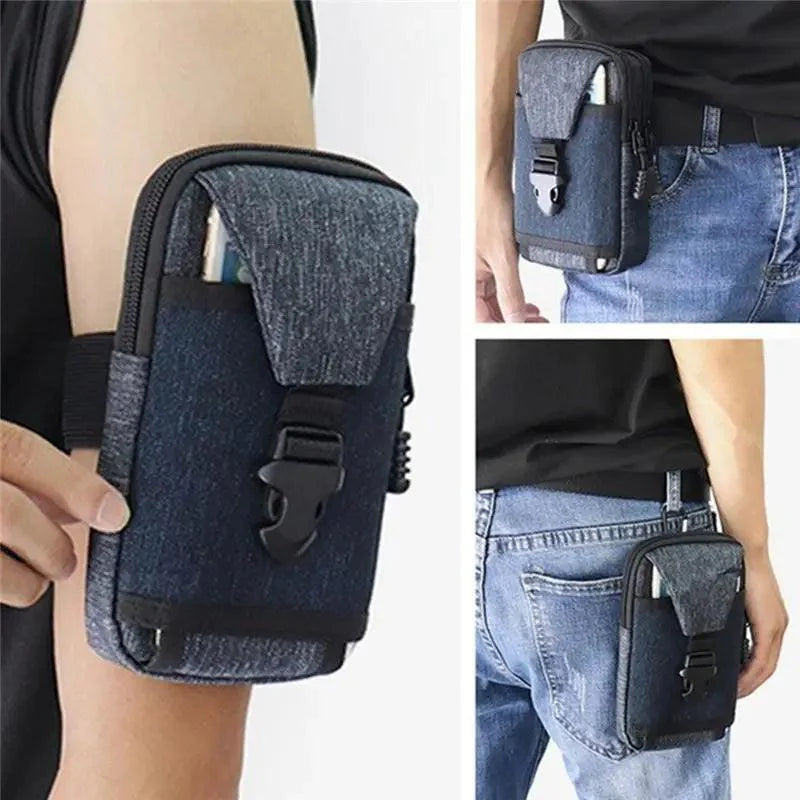 Unique Cross Body Shoulder Bag Classic Texture Creative Delicate Design PU Leather Fanny Waist Bag Elegant Mobile Phone Belt Bum Pouch