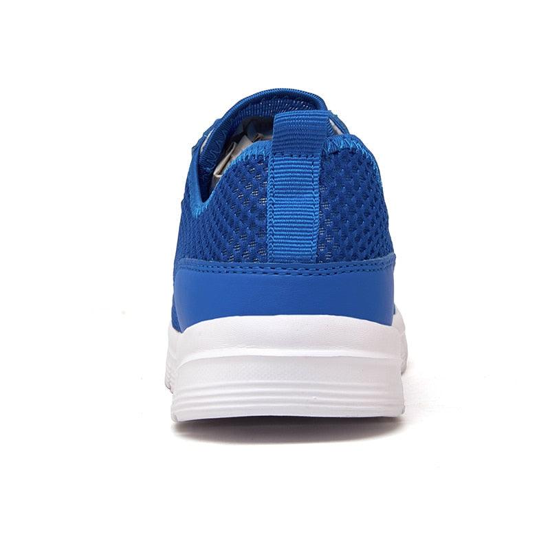 Unisex Summer Sneakers Breathable Casual Shoes Couple Fashion Lace Up Mens Mesh Flats Comfortable Walking Footwear Fashion New Lightweight Casual Sneakers