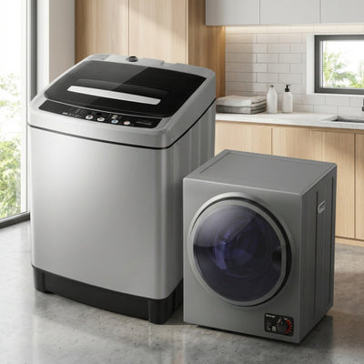 Compact Washer and Dryer Combo Automatic Washing Machine and Tumble Dryer