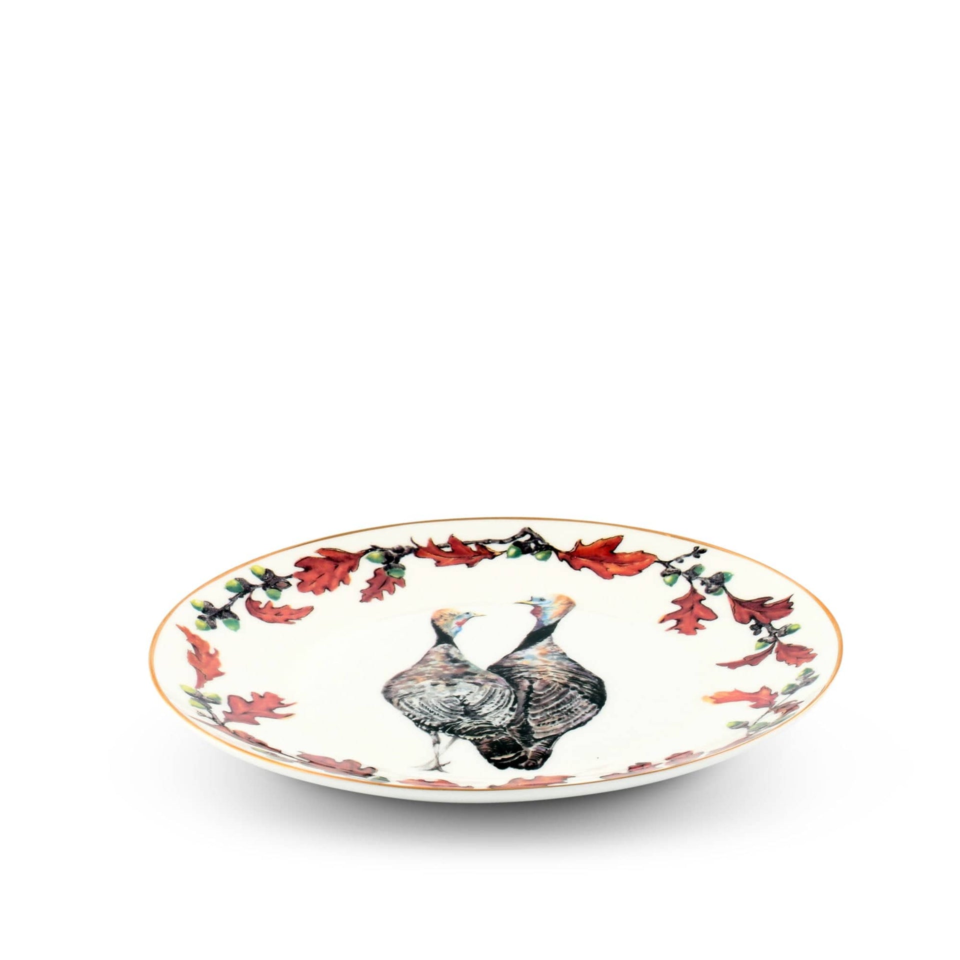 Norwood Narragansett Turkey Bone China Round Salad Plate