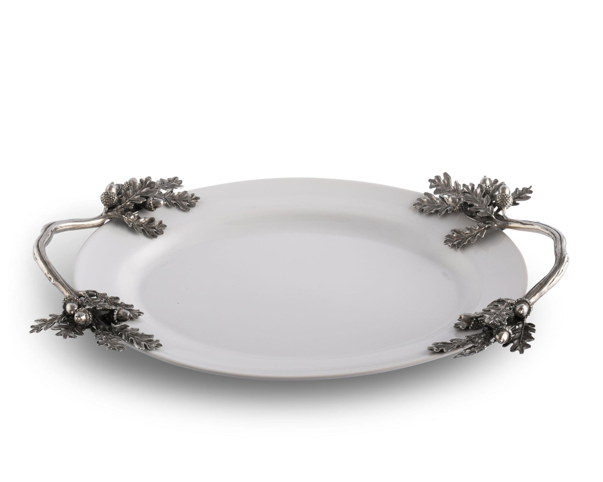 Acorn Oak & Leaf Stoneware Tray - Small