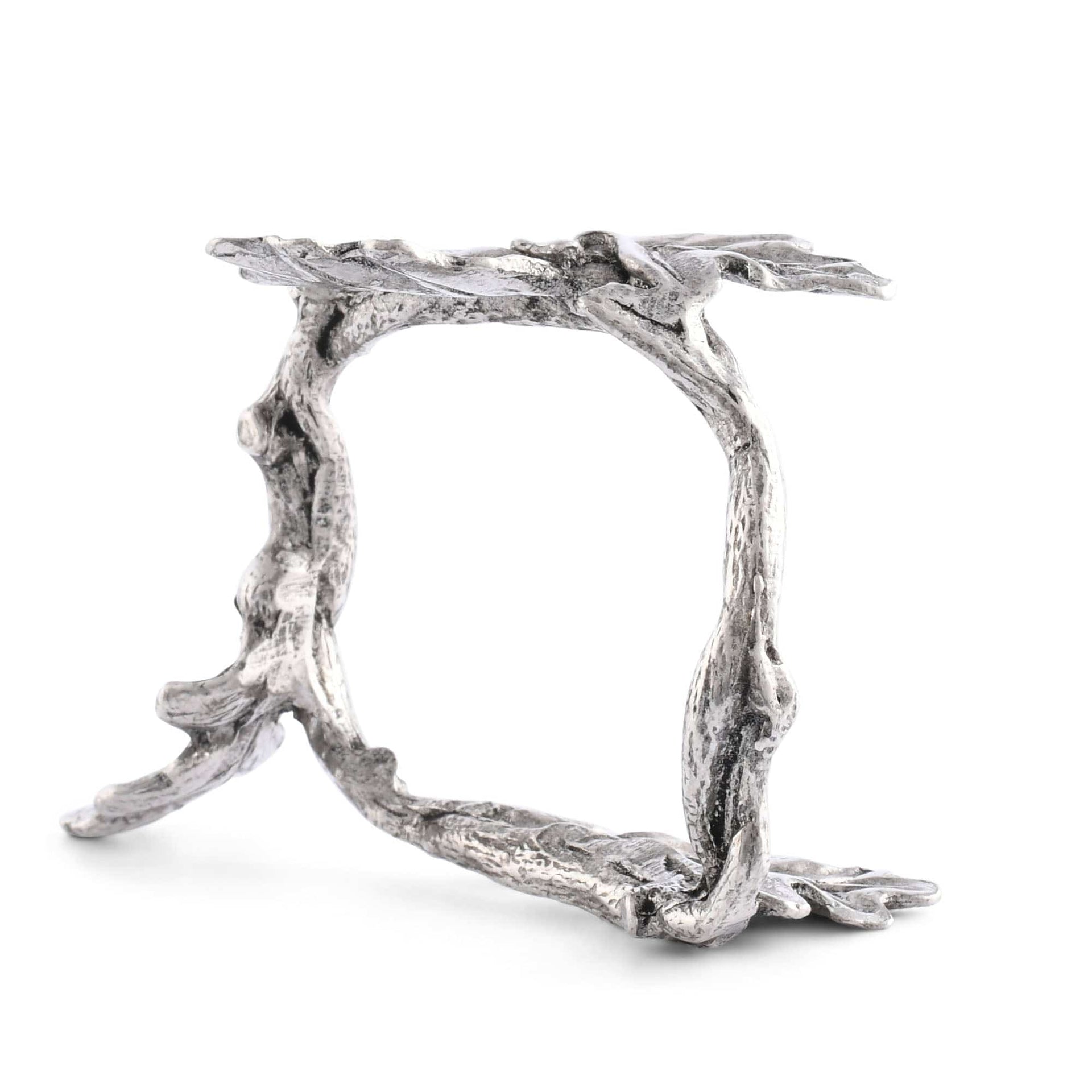 Pewter Oak Branch Napkin Ring
