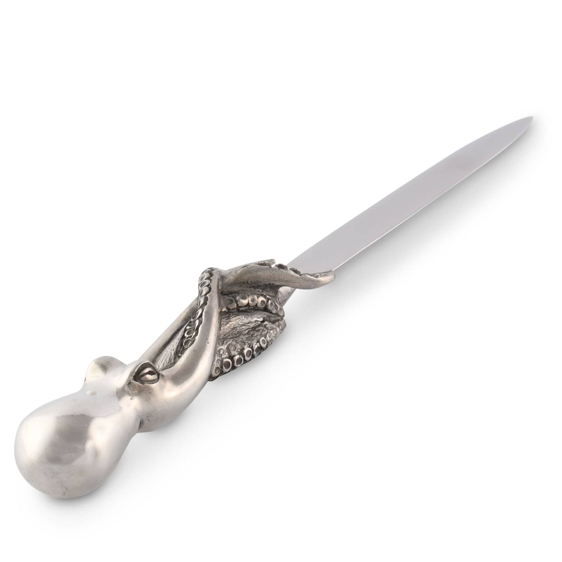 Octopus Pewter Handle Letter Opener