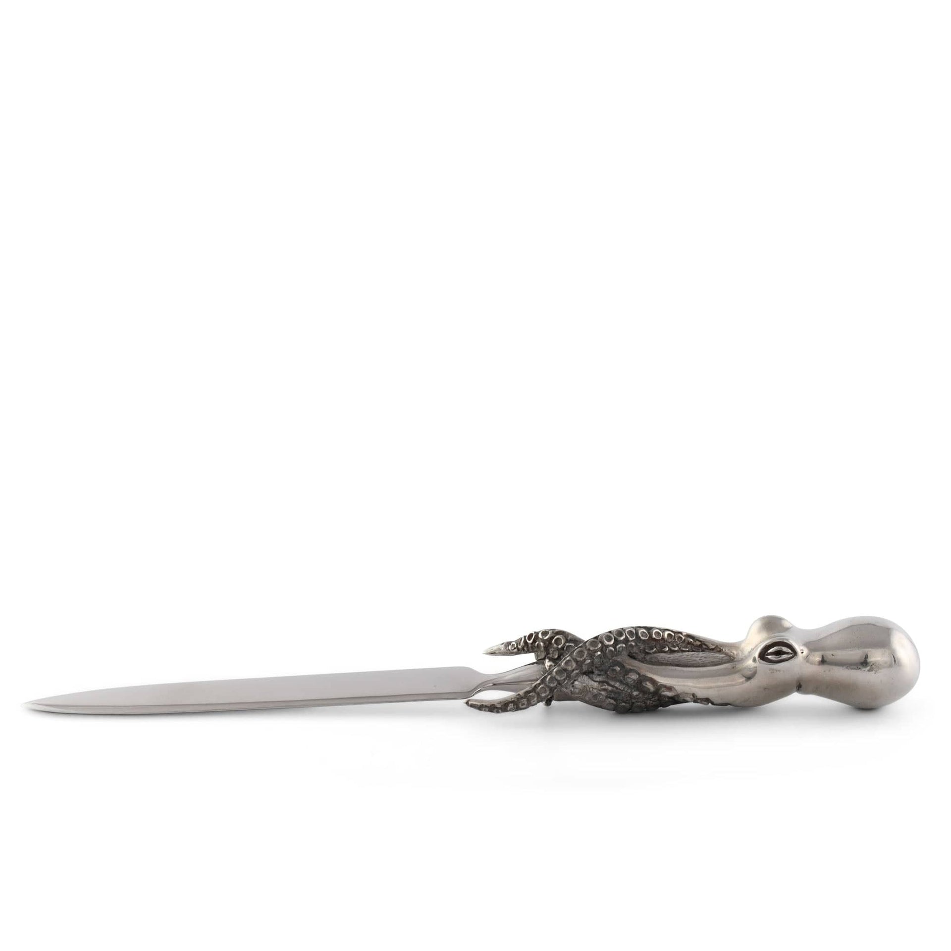 Octopus Pewter Handle Letter Opener