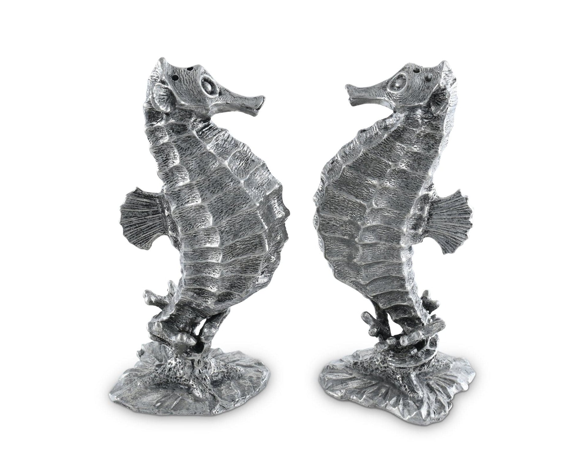 Pewter Seahorses Salt & Pepper Set