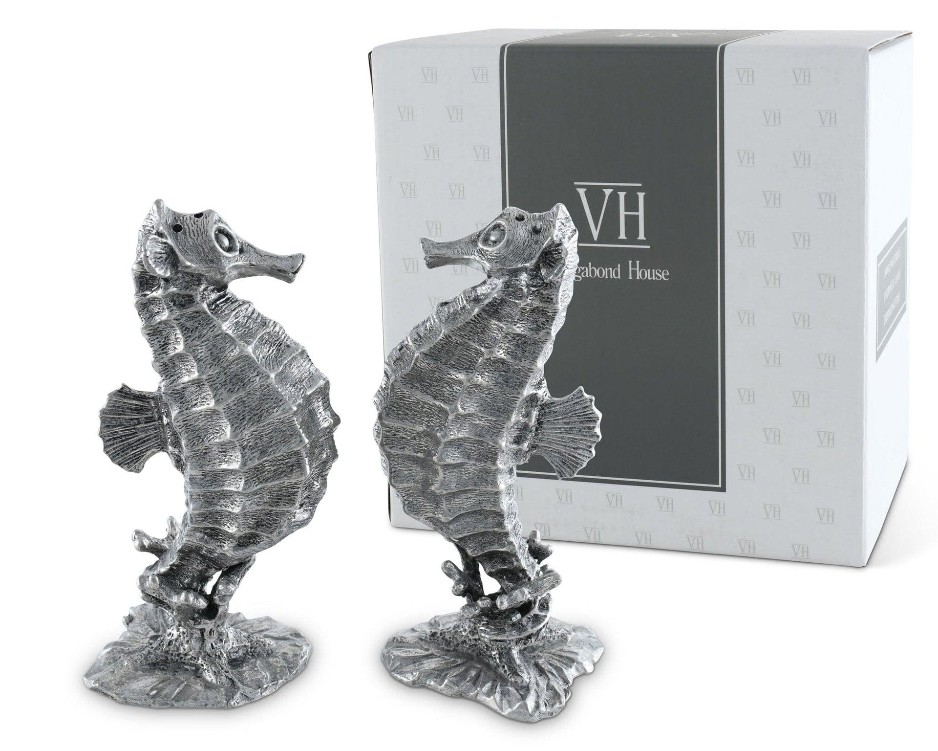 Pewter Seahorses Salt & Pepper Set
