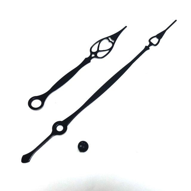 Wall Clock Pointer Clock Watch Kit Accessories 3D Clock Hands Wall Clock for Kitchen Office and Home Art Decor Quartz Clock Movement Mechanism Accessories Needle Pointer Large Wall Clocks Quartz