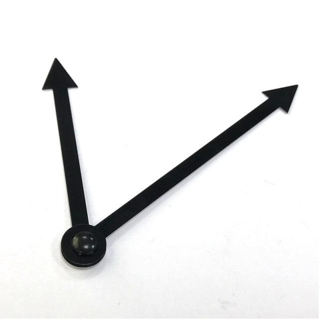 Wall Clock Pointer Clock Watch Kit Accessories 3D Clock Hands Wall Clock for Kitchen Office and Home Art Decor Quartz Clock Movement Mechanism Accessories Needle Pointer Large Wall Clocks Quartz