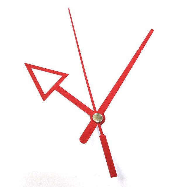 Wall Clock Pointer Clock Watch Kit Accessories 3D Clock Hands Wall Clock for Kitchen Office and Home Art Decor Quartz Clock Movement Mechanism Accessories Needle Pointer Large Wall Clocks Quartz