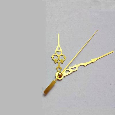 Wall Clock Pointer Clock Watch Kit Accessories 3D Clock Hands Wall Clock for Kitchen Office and Home Art Decor Quartz Clock Movement Mechanism Accessories Needle Pointer Large Wall Clocks Quartz