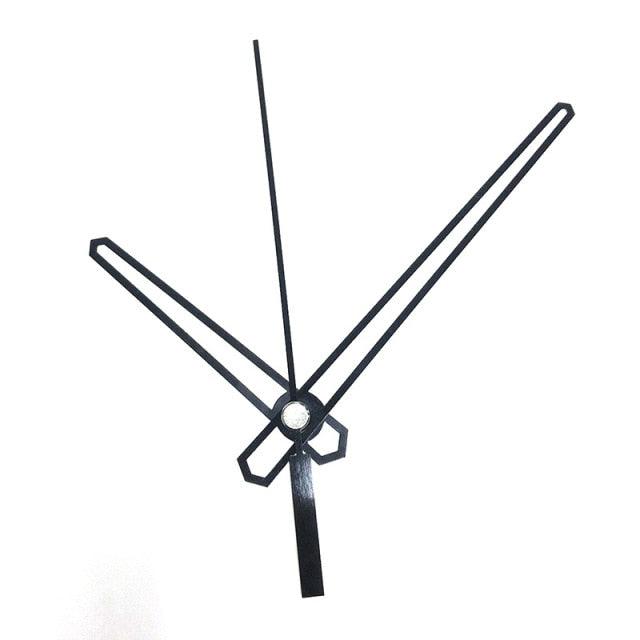 Wall Clock Pointer Clock Watch Kit Accessories 3D Clock Hands Wall Clock for Kitchen Office and Home Art Decor Quartz Clock Movement Mechanism Accessories Needle Pointer Large Wall Clocks Quartz