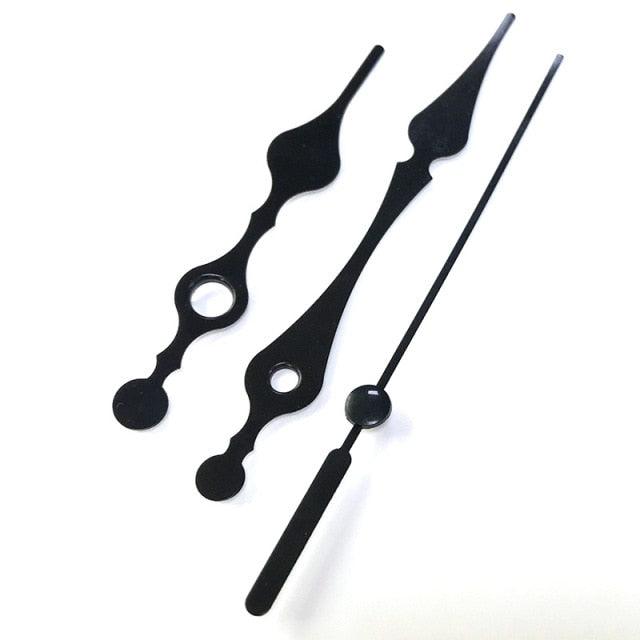 Wall Clock Pointer Clock Watch Kit Accessories 3D Clock Hands Wall Clock for Kitchen Office and Home Art Decor Quartz Clock Movement Mechanism Accessories Needle Pointer Large Wall Clocks Quartz