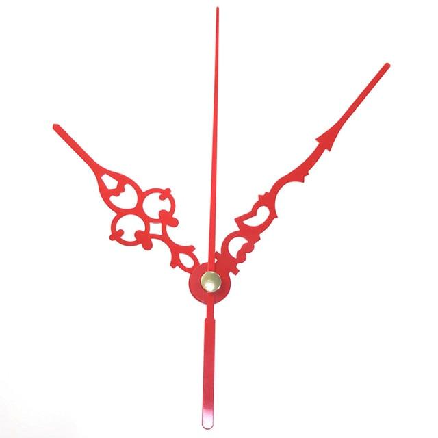 Wall Clock Pointer Clock Watch Kit Accessories 3D Clock Hands Wall Clock for Kitchen Office and Home Art Decor Quartz Clock Movement Mechanism Accessories Needle Pointer Large Wall Clocks Quartz