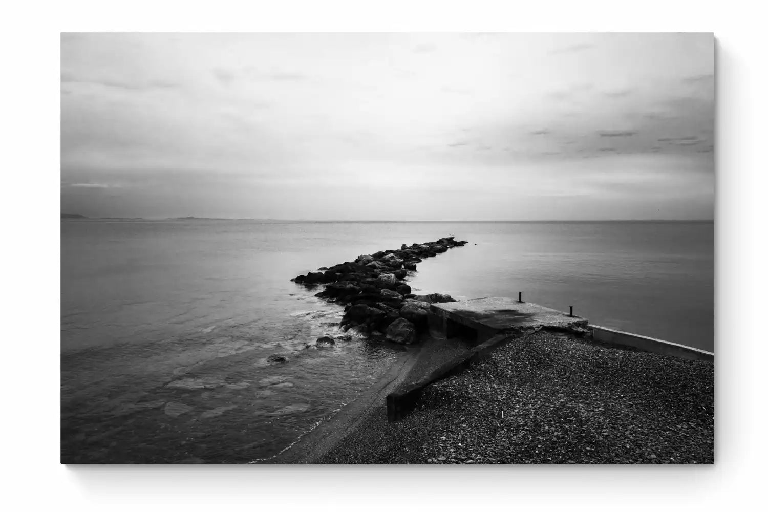 Dock at Diafani | Karpathos | Black & White Art Wall