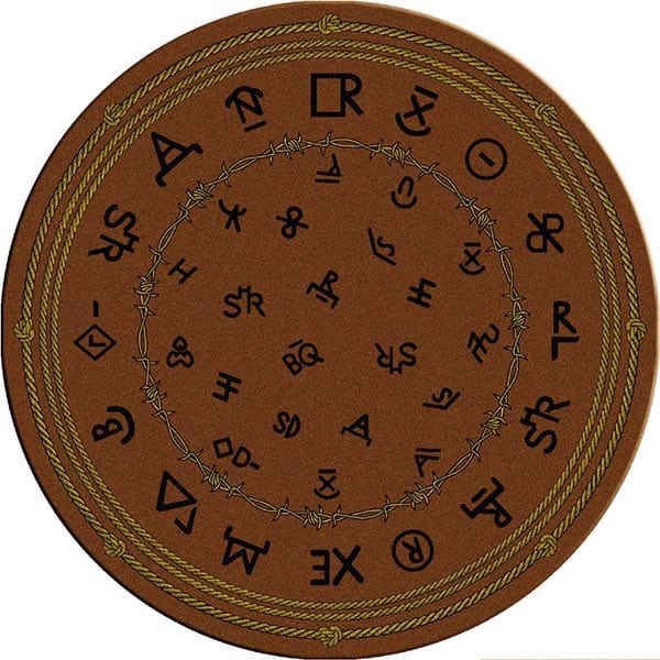 Western Brands Dark 8' Round Rug