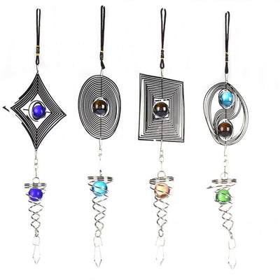 Wind Bell Chimes Winds Rotating Window Hanging Decor Wind Bell Home Ornament Unique Outdoor Wind Chime Catcher Yard Decor Nordic Cute Wind Decoration Birthday Gift Door Porch Garden Decorations Lawn Ornaments