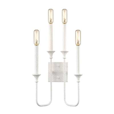 Edward 33'' High 4-Light Sconce - Matte White