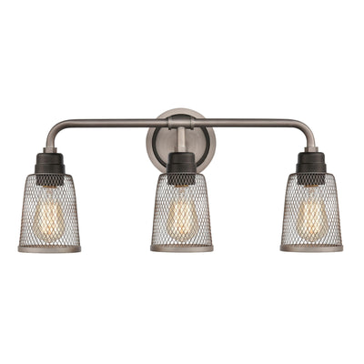 Glencoe 23'' Wide 3-Light Vanity Light - Weathered Zinc