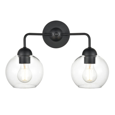 Astoria 15.75'' Wide 2-Light Vanity Light - Matte Black