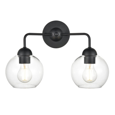 Astoria 15.75'' Wide 2-Light Vanity Light - Matte Black