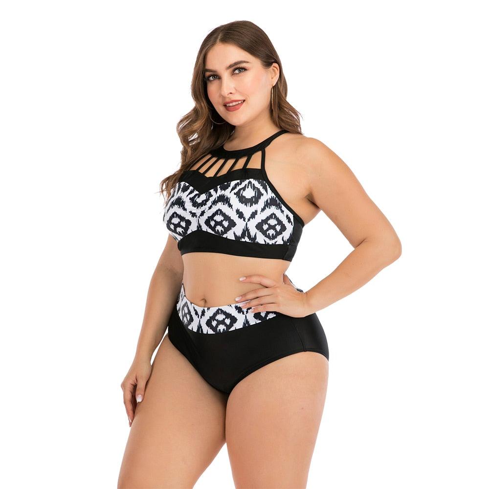 Women Push Up Bikini Sets Swimwear Women Swimsuit Plus Larges Size Bathing Swimming Suits Beachwear Women's Swimsuits Halter Push Up Bikini Two Piece Bathing Suits Women Plus Size Bikini