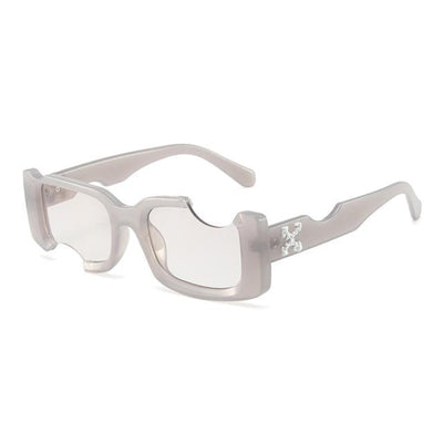 Women Sunglasses New Trending Vintage Rectangle Shape Sun Glasses In Decent Colors Black Pink Lenses Fashionable Luxury Design Sunglasses