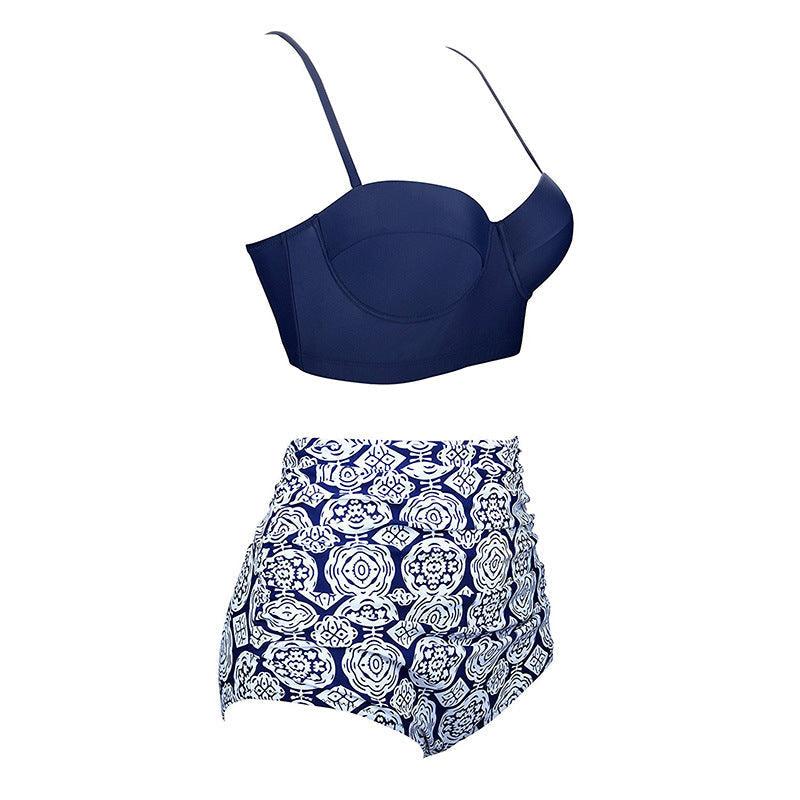 Women Swimsuits Vintage Push Up Polka Dot Plus Size Bathing Suits High Waist Bikini Underwire High Waist Swimsuit Bathing Suits Bikini Women Swimsuits Vintage Push Up Bathing Suits