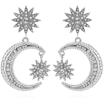 Women's Rhinestone Punk Earrings