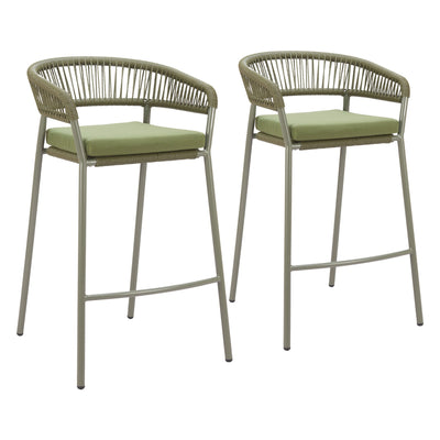 Skye Barstool (Set of 2) Green