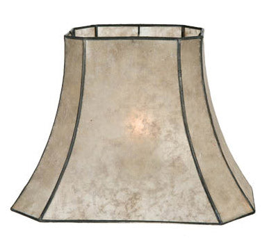 Parchment Color Cut Corner Rectangle Mica Shades