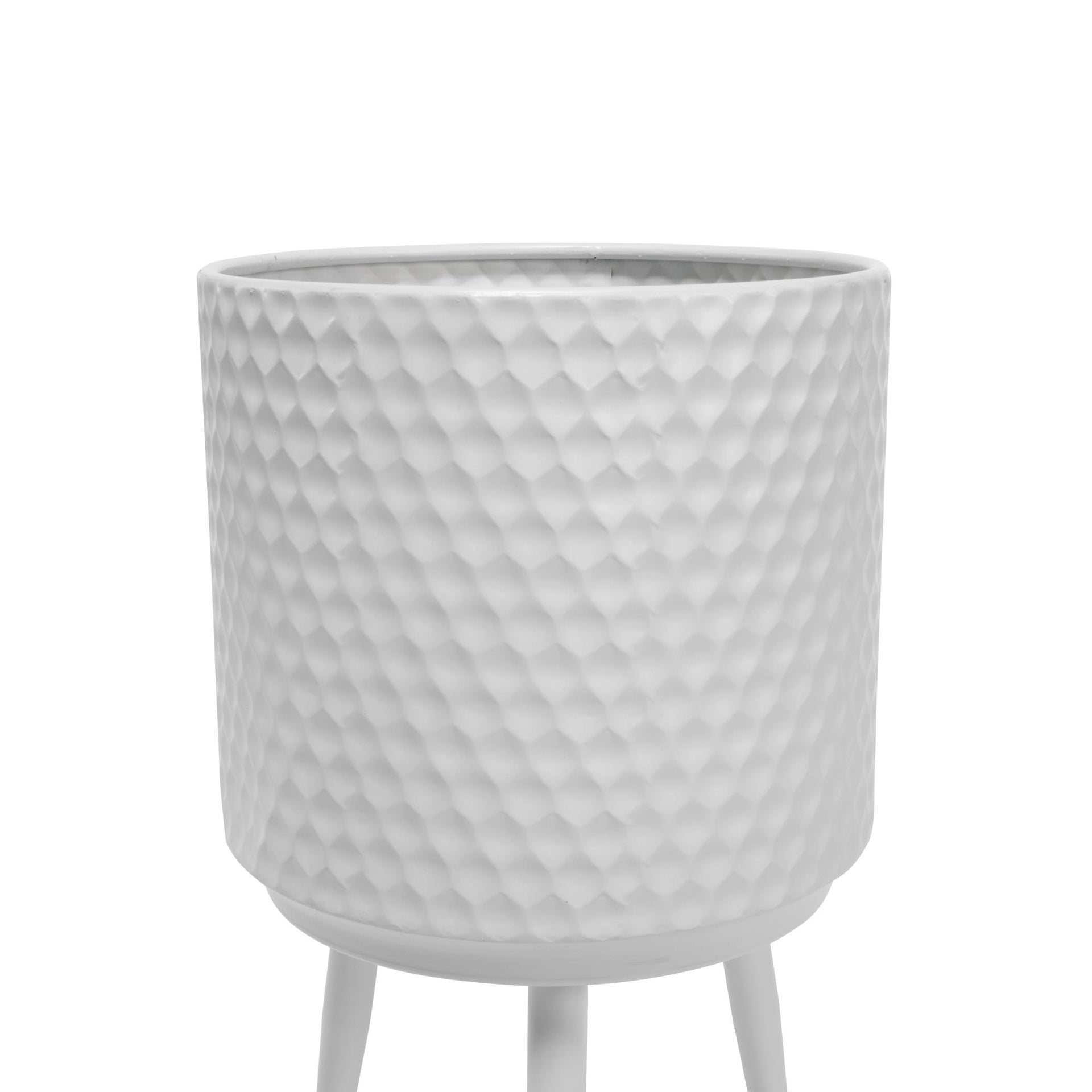 Textured Metal Bins - Set of 3