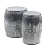 Galvanized Dolly Seats/Planters - Set of 2
