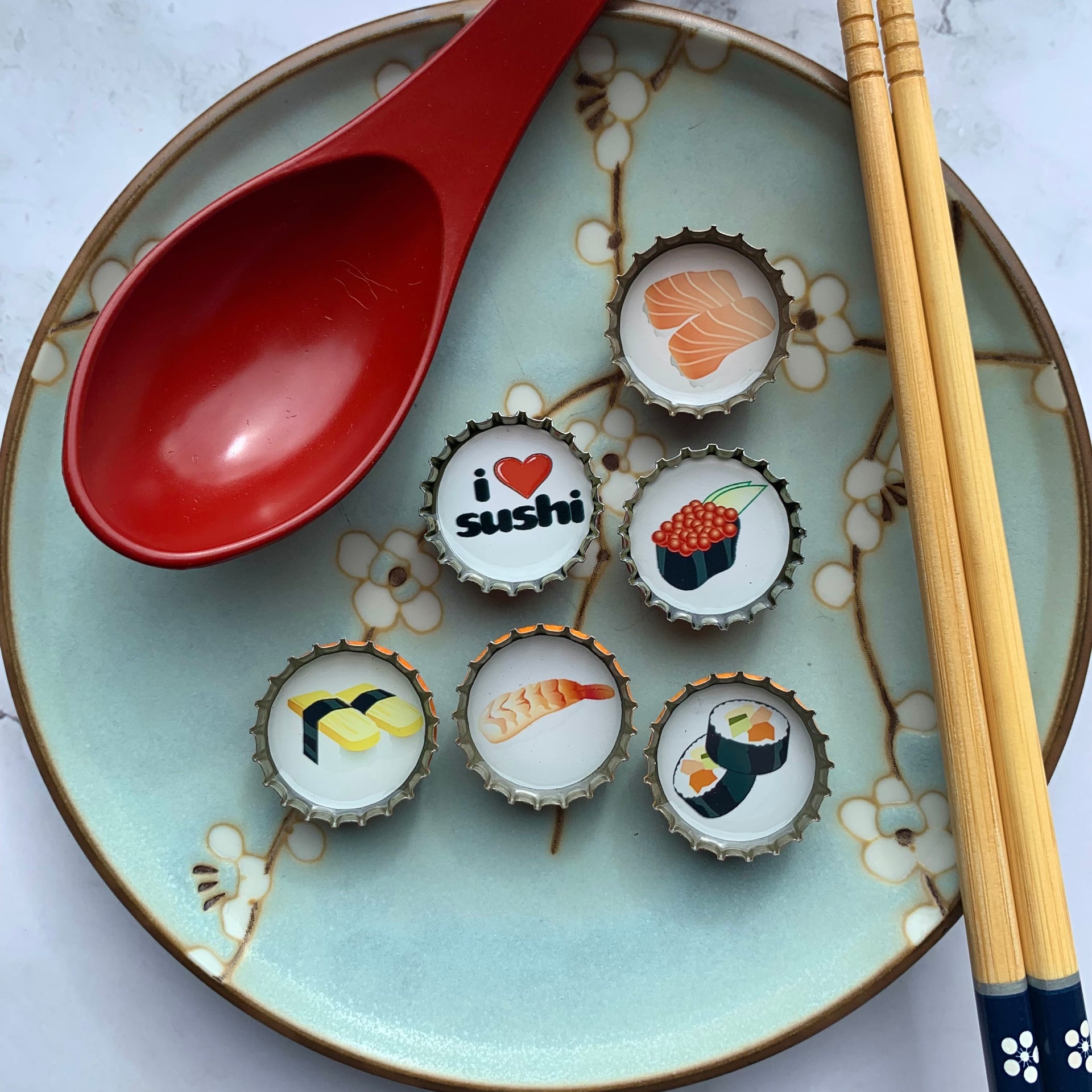 Sushi Magnets - Set of 6