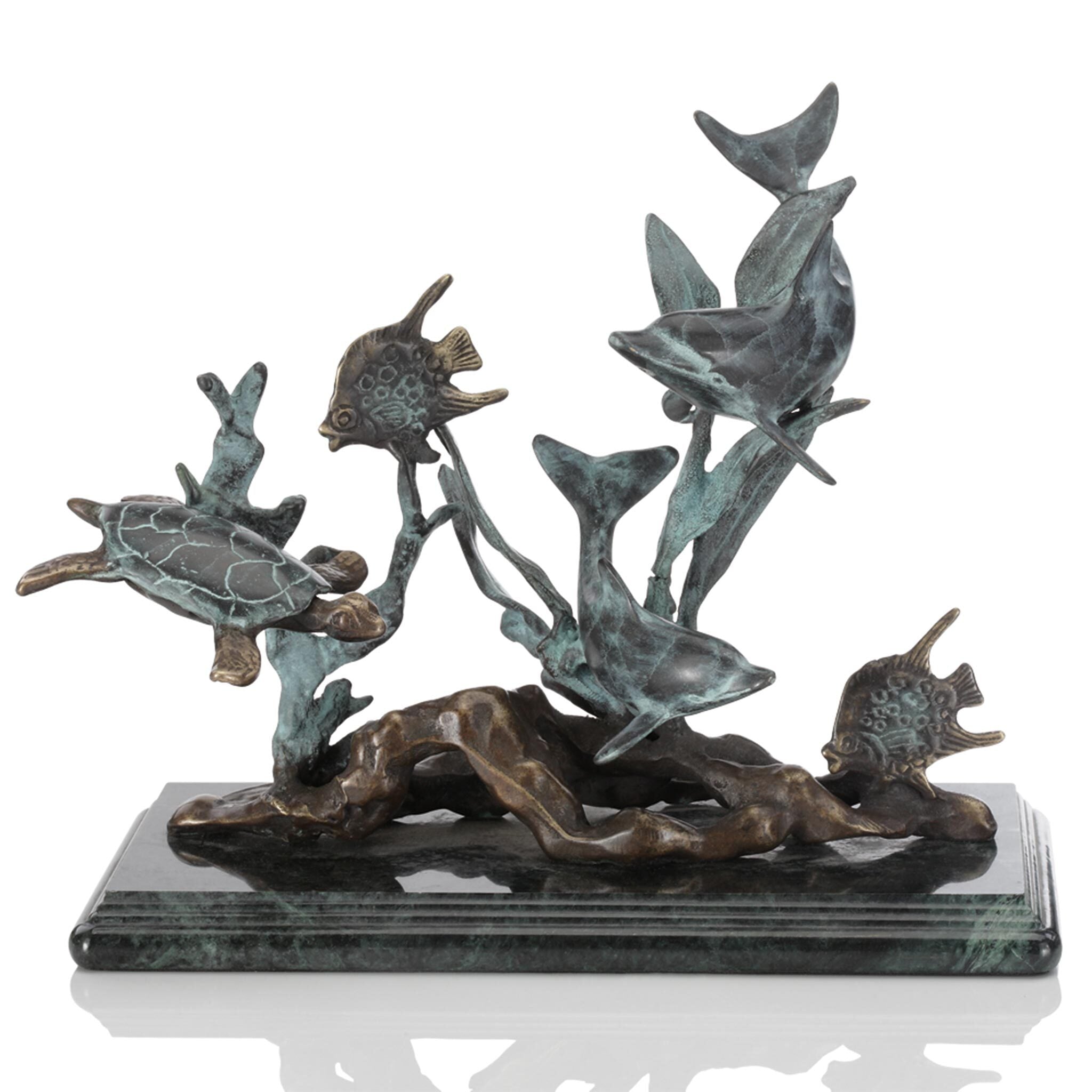 Small Dolphin Seaworld Sculpture
