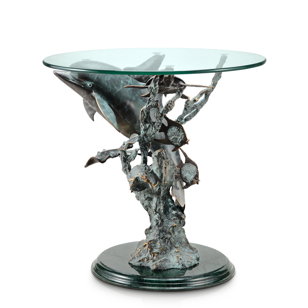Dolphin Seaworld End Table